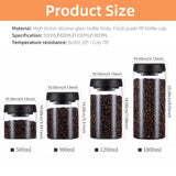Vacuum Sealed Glass Jar – Airtight Coffee, Tea & Food Storage