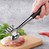Double-Sided Meat Tenderizer Hammer – Steak & Pork Chop Pounder Tool