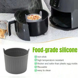 Silicone Air Fryer Baking Ramekins – Muffin & Egg Poacher Cups