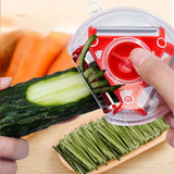 3-in-1 Magic Trio Peeler Set – Multi-Function Fruit & Vegetable Slicer, Shredder & Julienne Cutter