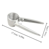 1PC Stainless Steel Multi-Functional Nut Cracker – Ergonomic Tool for Walnuts, Chestnuts & Hazelnuts