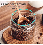 Vacuum Sealed Glass Jar – Airtight Coffee, Tea & Food Storage