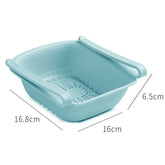 Transparent Refrigerator Storage Box – Under-Shelf Organizer for Eggs, Fruits & Vegetables