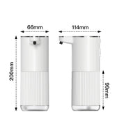 HQ Automatic Soap Dispenser – 360ML Touchless Foam Dispenser with Type-C Charging