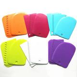 3Pcs Cream Scraper Set Straight, Arc & Tooth Shape Cake Decorating Tools