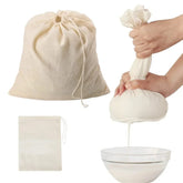 Cotton Gauze Filter Cloth – Kitchen Tofu, Cheese, Butter, and Coffee Straining Tool