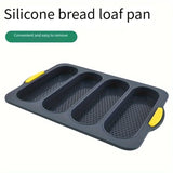 Large Silicone Baking Mold – Non-Stick Baguette Bread Tray for Home & Restaurant Baking