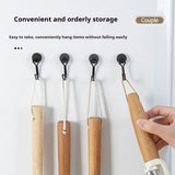 Neodymium Magnetic Hooks 5KG – 360° Rotating No-Drill Heavy-Duty Kitchen Organizers (4PCS)