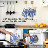 Anti-Scald Heat-Resistant Silicone Gloves – Thick Five-Finger Non-Slip Baking & BBQ Gloves