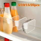 Adjustable Clear Refrigerator Organizer Dividers – Space-Saving Kitchen Storage