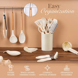35-Piece Silicone Kitchen Utensil Set – Non-Stick Cooking Tools Kit