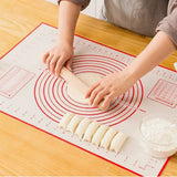 Silicone Baking Mat Kneading Pad Non-Stick Dough & Pizza Baking Mat