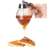 Plastic Honey Dispenser Bottle – Food-Grade Squeeze Jar with Lid & Stand