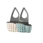 Home Storage Drain Basket – Adjustable Kitchen Sink Soap & Sponge Holder