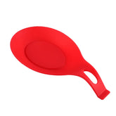 Silicone Spoon Rest Spatula Holder – Heat Resistant Utensil Placemat Tray for Kitchen