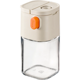 180ml Press-Type Glass Seasoning Pot – Quantitative Salt & Spice Dispenser