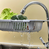 Retractable Kitchen Sink Storage Rack – Adjustable Soap, Sponge & Vegetable Drain Basket
