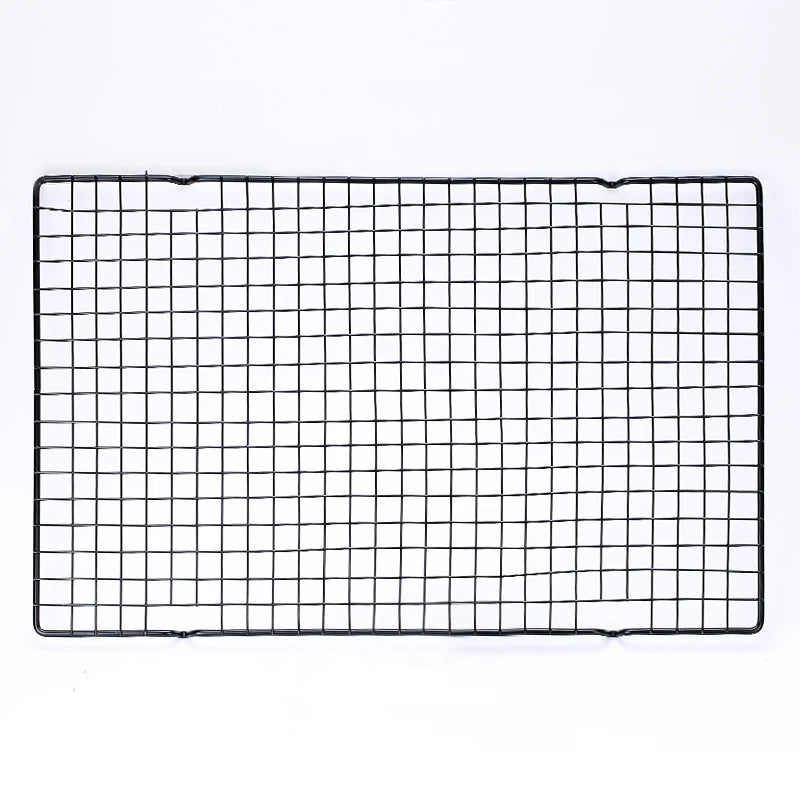 Stainless Steel Cake Cooling Rack – Single Layer Baking & BBQ Drip Grid