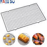 Stainless Steel Cake Cooling Rack – Single Layer Baking & BBQ Drip Grid