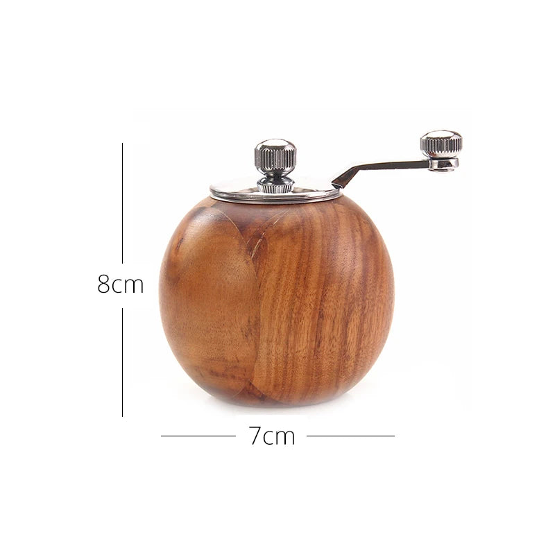 Leeseph Wooden Salt & Pepper Mills – Adjustable Ceramic Grinder for Fresh Seasoning