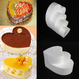 Heart Shaped Cake Dummy Foam Mold Polystyrene Practice Model for Cake Decorating