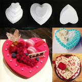 Heart Shaped Cake Dummy Foam Mold Polystyrene Practice Model for Cake Decorating
