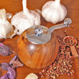 Leeseph Wooden Salt & Pepper Mills – Adjustable Ceramic Grinder for Fresh Seasoning