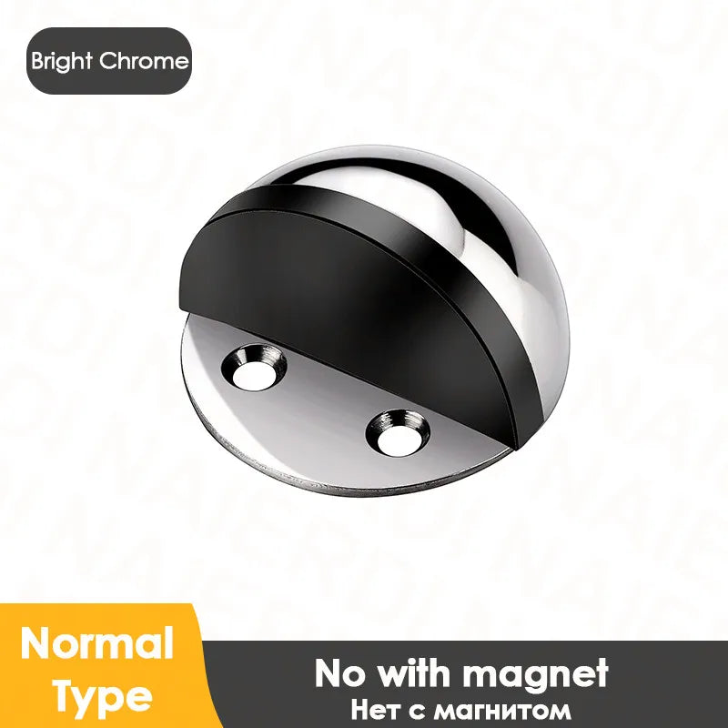 NAIERDI Magnetic Door Stopper – Nail-Free Stainless Steel Door Stop for Home & Kitchen
