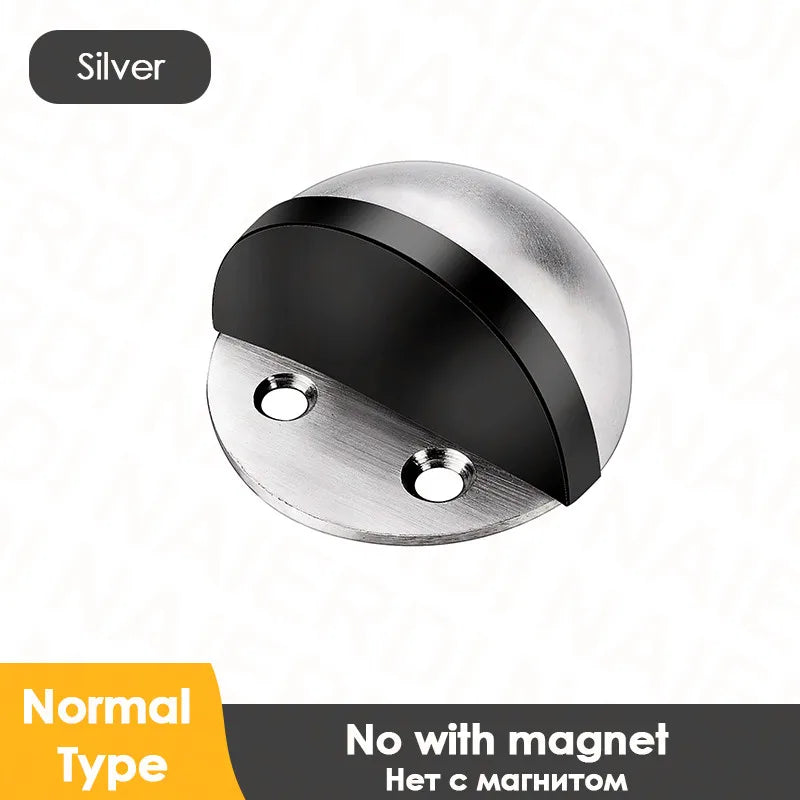 NAIERDI Magnetic Door Stopper – Nail-Free Stainless Steel Door Stop for Home & Kitchen