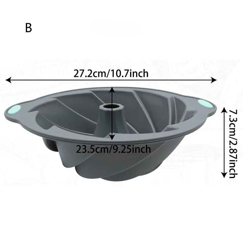 Silicone Bakeware Set – Versatile Flower & Assorted Shape Molds