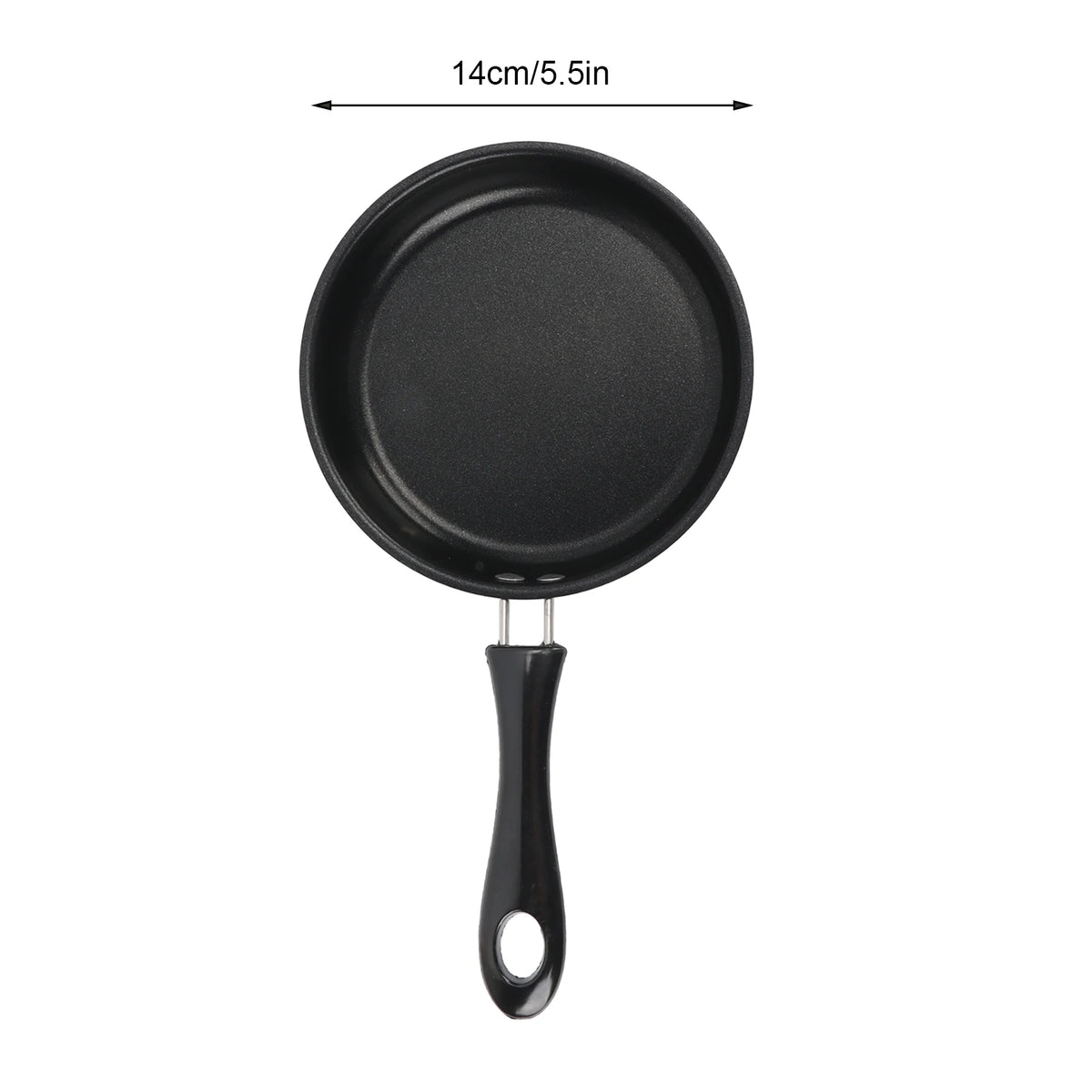 Mini Non-Stick Stainless Steel Frying Pan – 12–20cm Omelet & Egg Pan for Gas & Induction