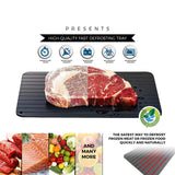 Fast Defrosting Tray – Aluminium Alloy Thawing Plate for Meat & Fish