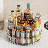 Rotating Spice Rack Turntable – 360° Kitchen & Cosmetic Organizer