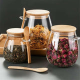 Airtight Glass Food Storage Jar – Kitchen Canister for Coffee, Tea, Sugar & Spices