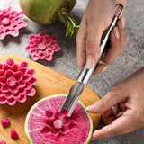 1/3PCS Stainless Steel Carving Knife Set – Fruit & Vegetable Decorative Tools