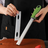 Stainless Steel Cheese Grater & Lemon Zester with Protective Cover – Multi-Purpose Kitchen Tool