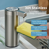 Automatic Kitchen Soap Dispenser  Smart Sensor Electric Body Wash & Sanitizer