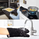 Microwave Cotton Baking Gloves – Anti-Scalding Heat Resistant Non-Slip Oven Mitts