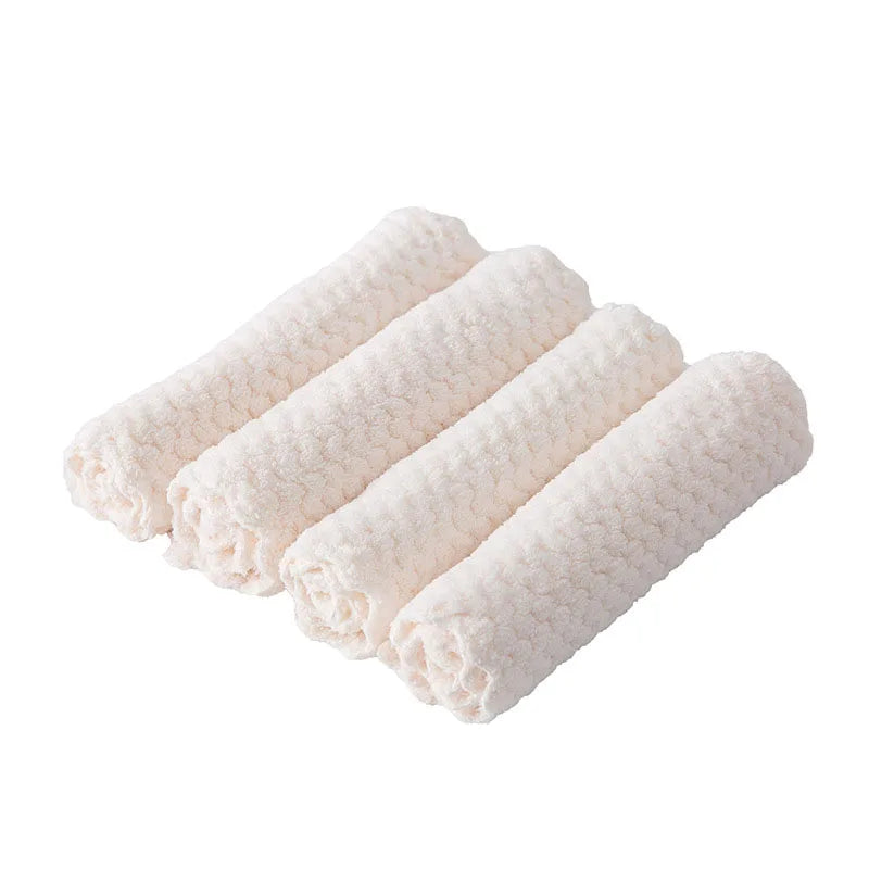 Soft Microfiber Kitchen Towels – Super Absorbent Dish Cloths for Anti-Grease Cleaning