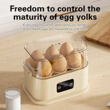 TINSOL Multifunctional Electric Egg Cooker – 200W Smart Egg Steamer with Timer Function