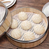 Reusable Silicone Steamer Liners (3 Pcs) – Non-Stick Round Steaming Mats for Bamboo Steamers