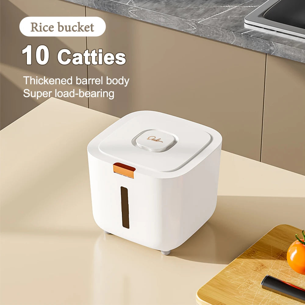 Insect-Proof & Moisture-Proof Rice Storage Box – 5KG / 10KG Sealed Grain Container with Lid