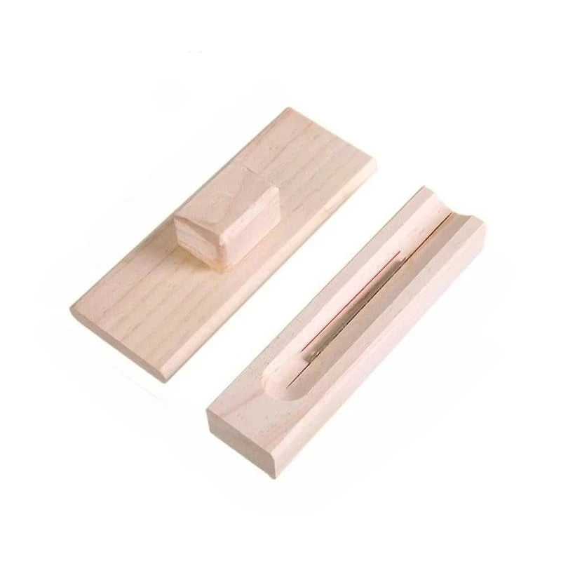 JUSTINLAU Manual Wooden Nut Opener – Heavy-Duty Walnut & Chestnut Cracker