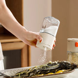 180ml Press-Type Glass Seasoning Pot – Quantitative Salt & Spice Dispenser