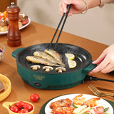 Electric Multi-Cooker Frying Pan – Non-Stick 220V Household Barbecue & Frying Machine