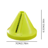 Kitchen Rotating Shredder Spiral Peeler – Manual Vegetable Slicer & Fruit Grater