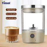 Mini Electric Milk Frother – Self-Frothing Cappuccino & Latte Maker for Hot & Cold Drinks