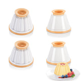 4pcs Plastic Pudding Molds – Jelly & Panna Cotta Dessert Cups with Lids