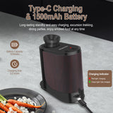 BORUiT BQ500 Smoke Infuser – Portable Cold Smoke Generator for BBQ & Culinary Creations