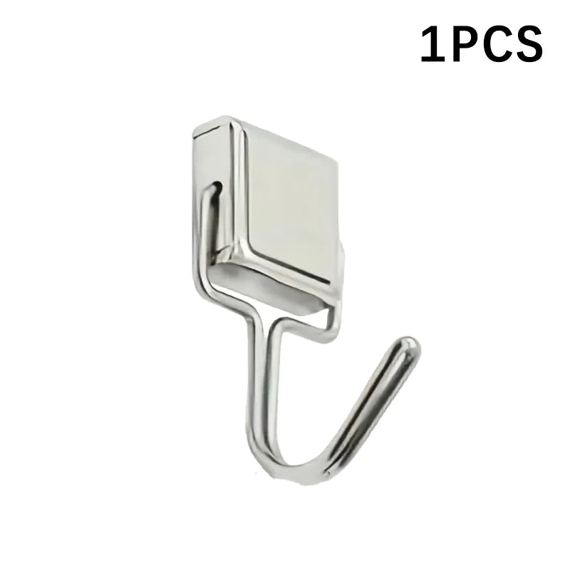 50PCS Strong Magnetic Hooks – Multi-Purpose Storage Hooks for Home, Kitchen & Bathroom
